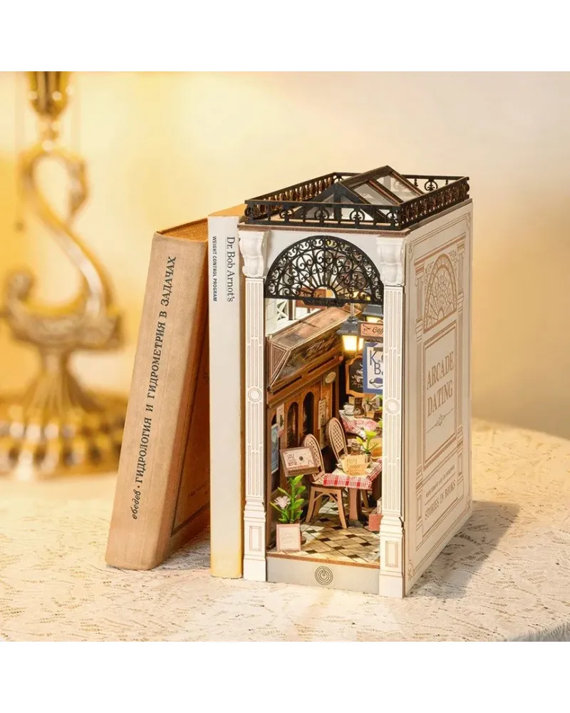 Book Nook. Puzzle 3D - Cotor de carte - Arcade Dating | Robotime - 1