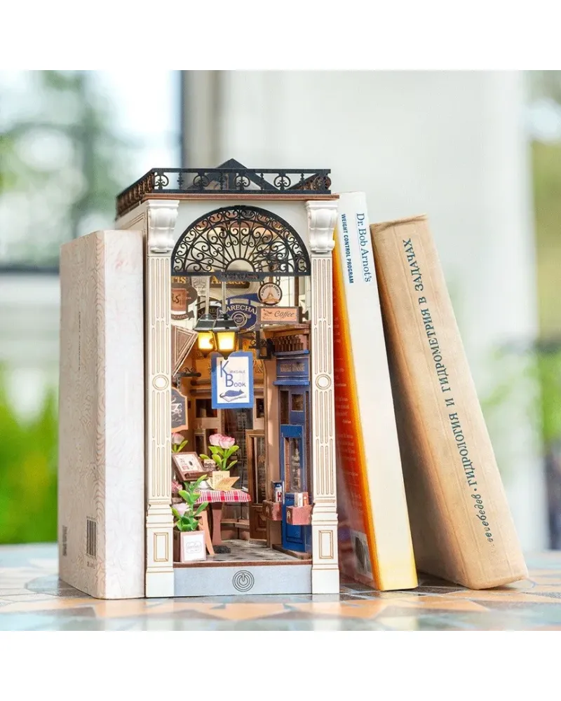Book Nook. Puzzle 3D - Cotor de carte - Arcade Dating | Robotime - 4