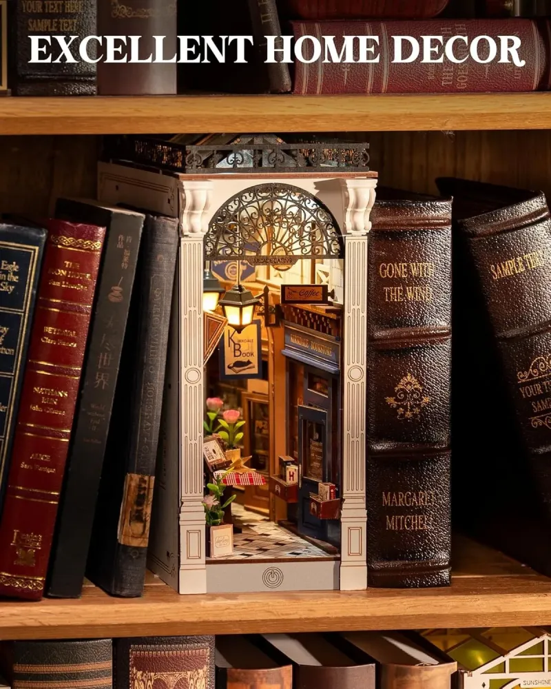 Book Nook. Puzzle 3D - Cotor de carte - Arcade Dating | Robotime - 6
