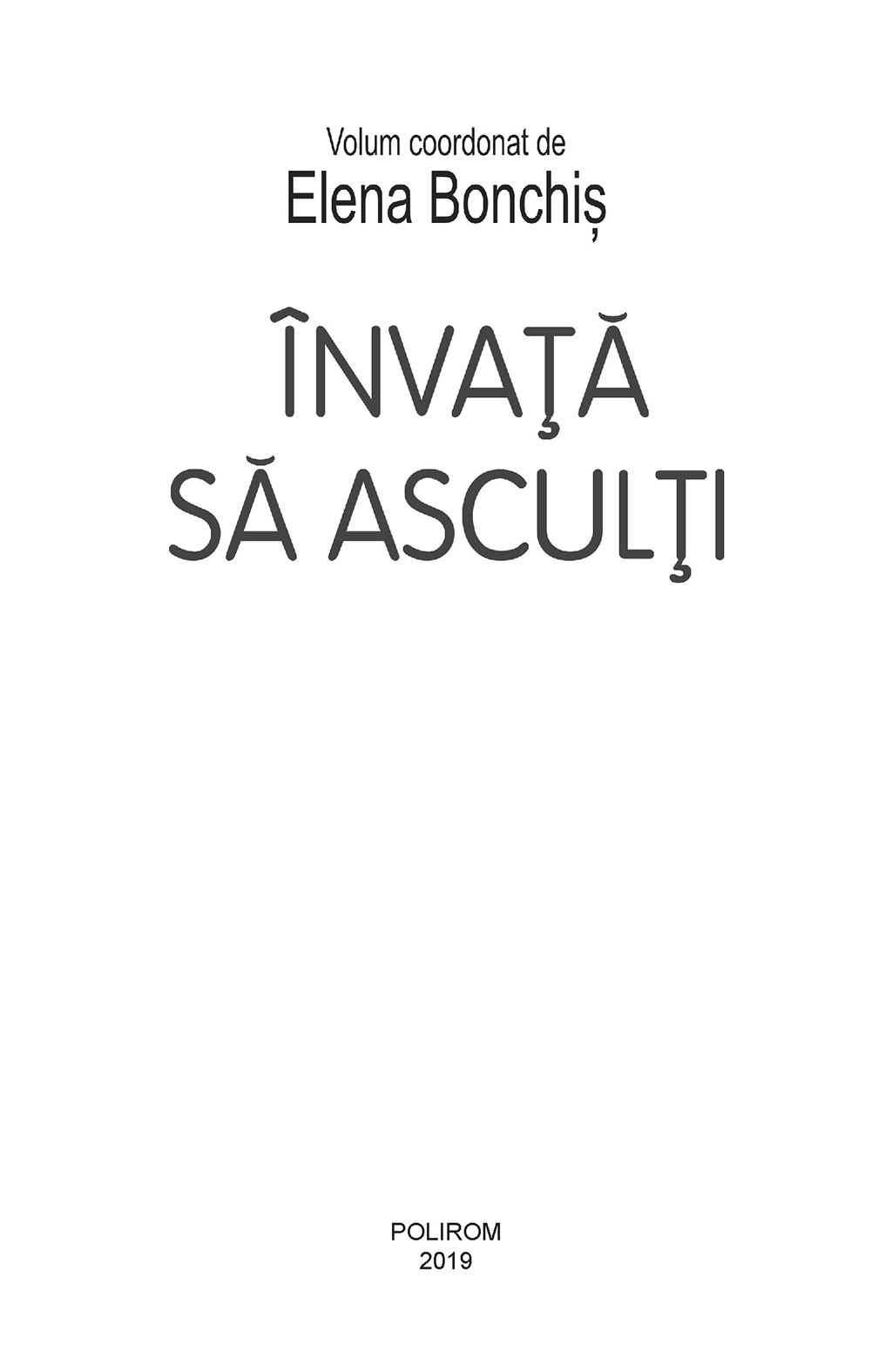 Invata sa asculti | Elena Bonchis - 4 | YEO