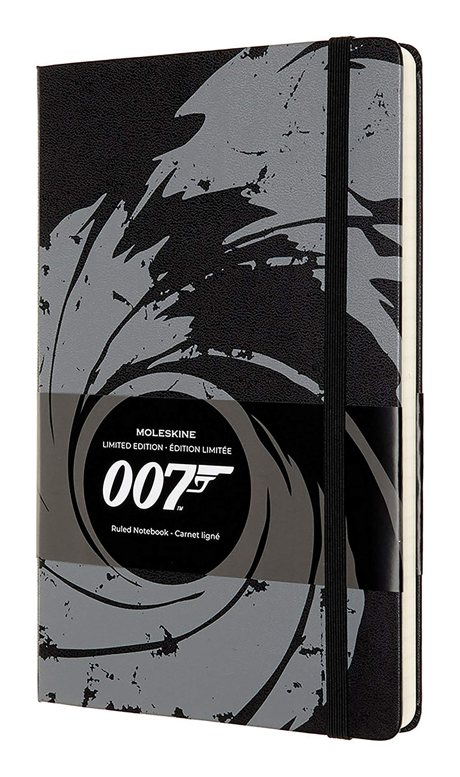 Carnet - Moleskine - James Bond 007 Limited Edition - Hard Cover, Large, Ruled - Black | Moleskine