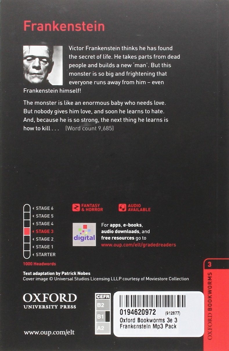 Oxford Bookworms Library: Level 3. Frankenstein Audio Pack | Mary.W Shelley