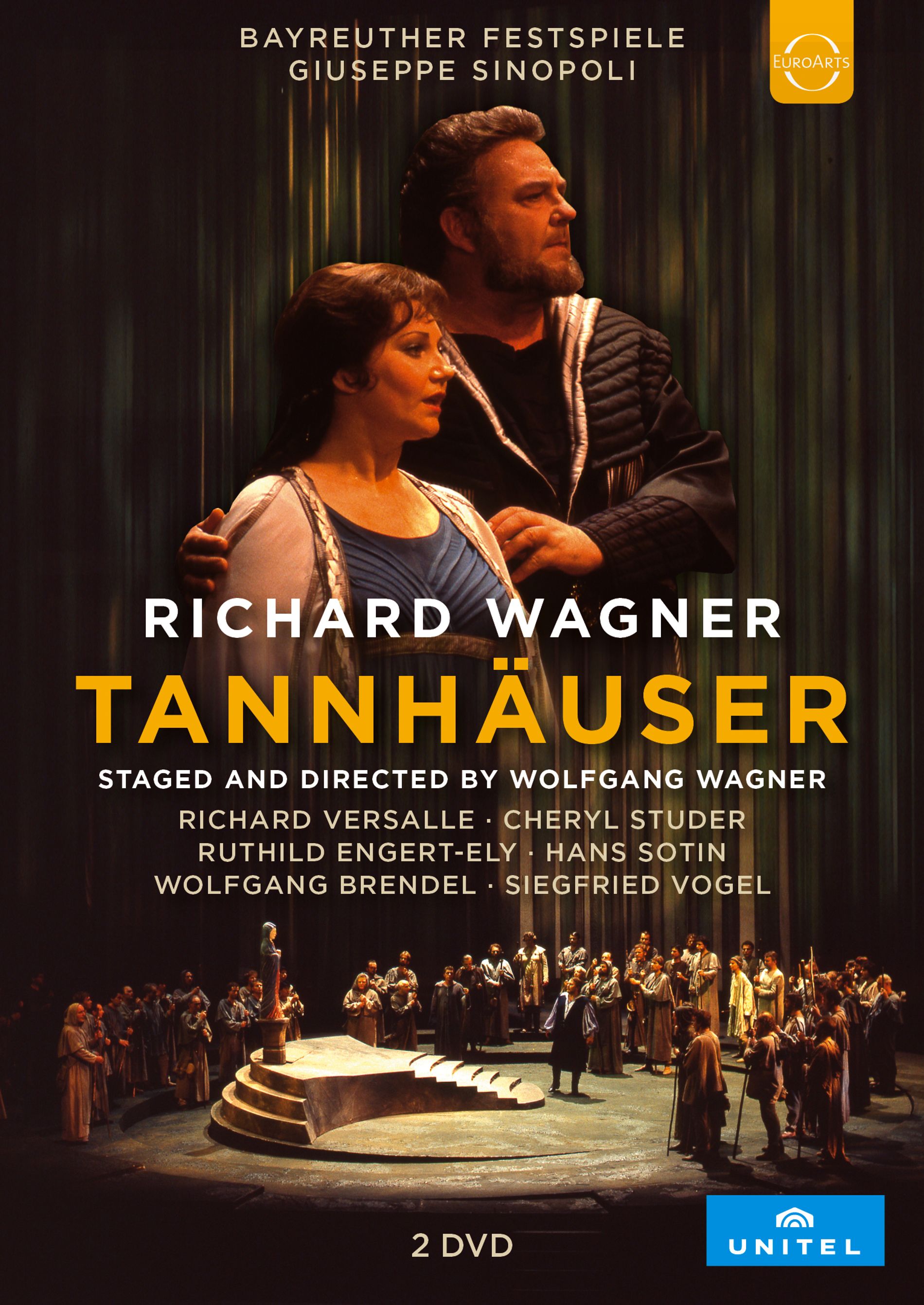 Richard Wagner: Tannhauser (2DVDs) | Richard Versalle, Cheryl Studer, Ruthild Engert-Ely, Hans Sotin, Orchester der Bayreuther Festspiele, Giuseppe Sinopoli - imagine 2