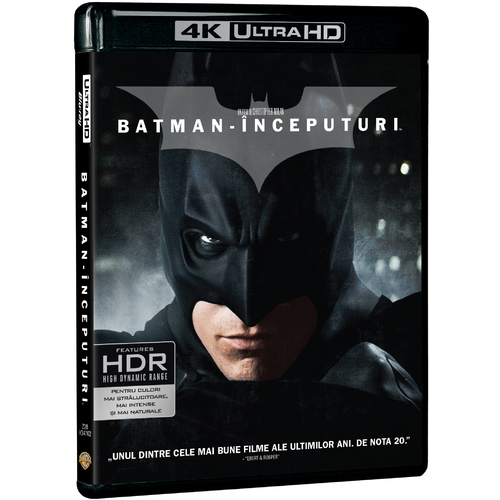 Batman inceputuri 4K UHD (Blu Ray Disc) / Batman Begins | Christopher Nolan