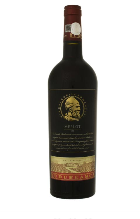 Vin rosu - Budureasca Merlot, 2015, sec | Budureasca