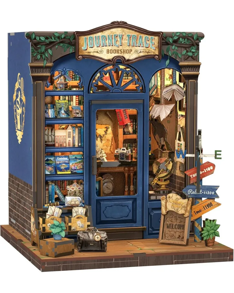 Book Nook. Puzzle 3D - Journey Trace Bookshop | Robotime - 7