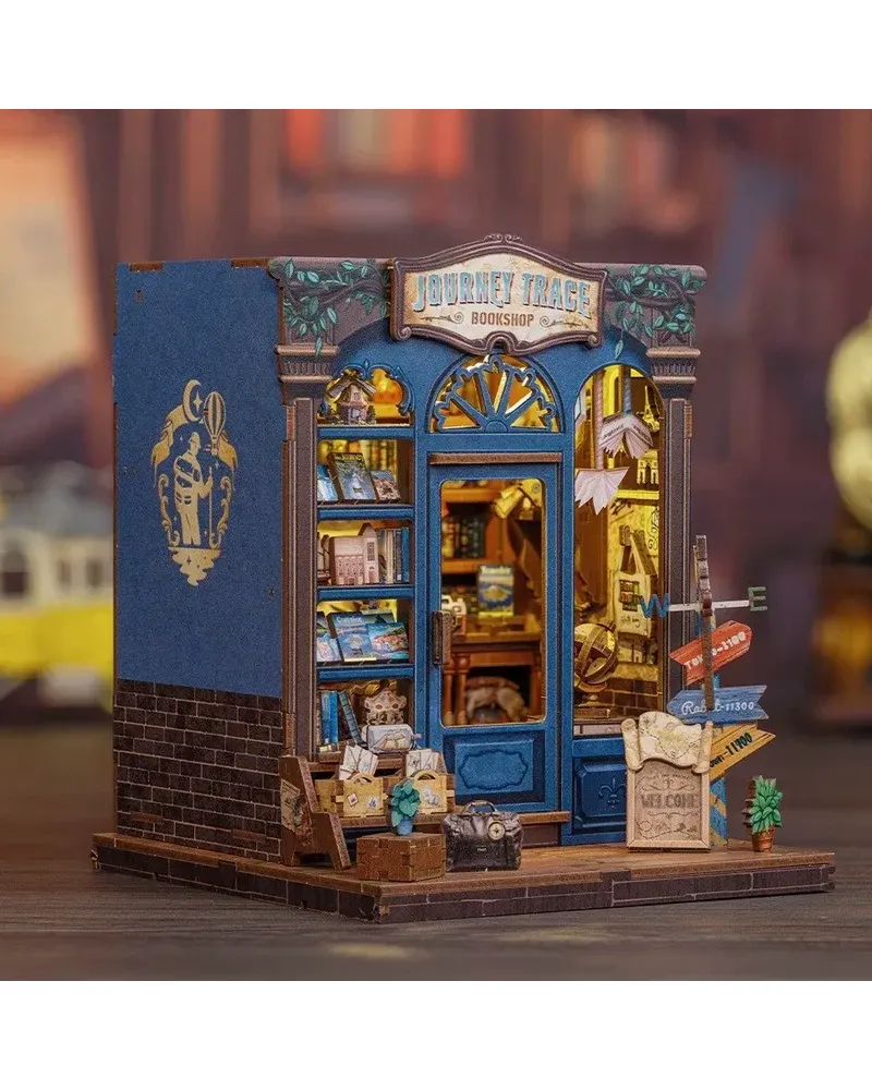 Book Nook. Puzzle 3D - Journey Trace Bookshop | Robotime - 1