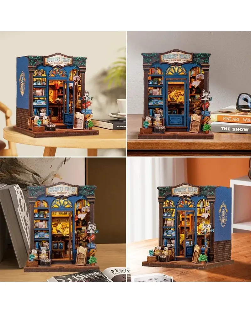 Book Nook. Puzzle 3D - Journey Trace Bookshop | Robotime - 3