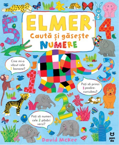 Elmer cauta si gaseste numere | David McKee
