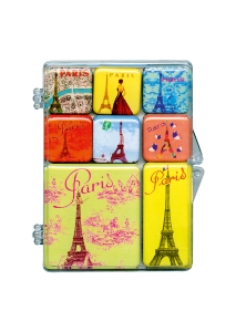 Set 8 magneti - Paris Vintage | Letterbox