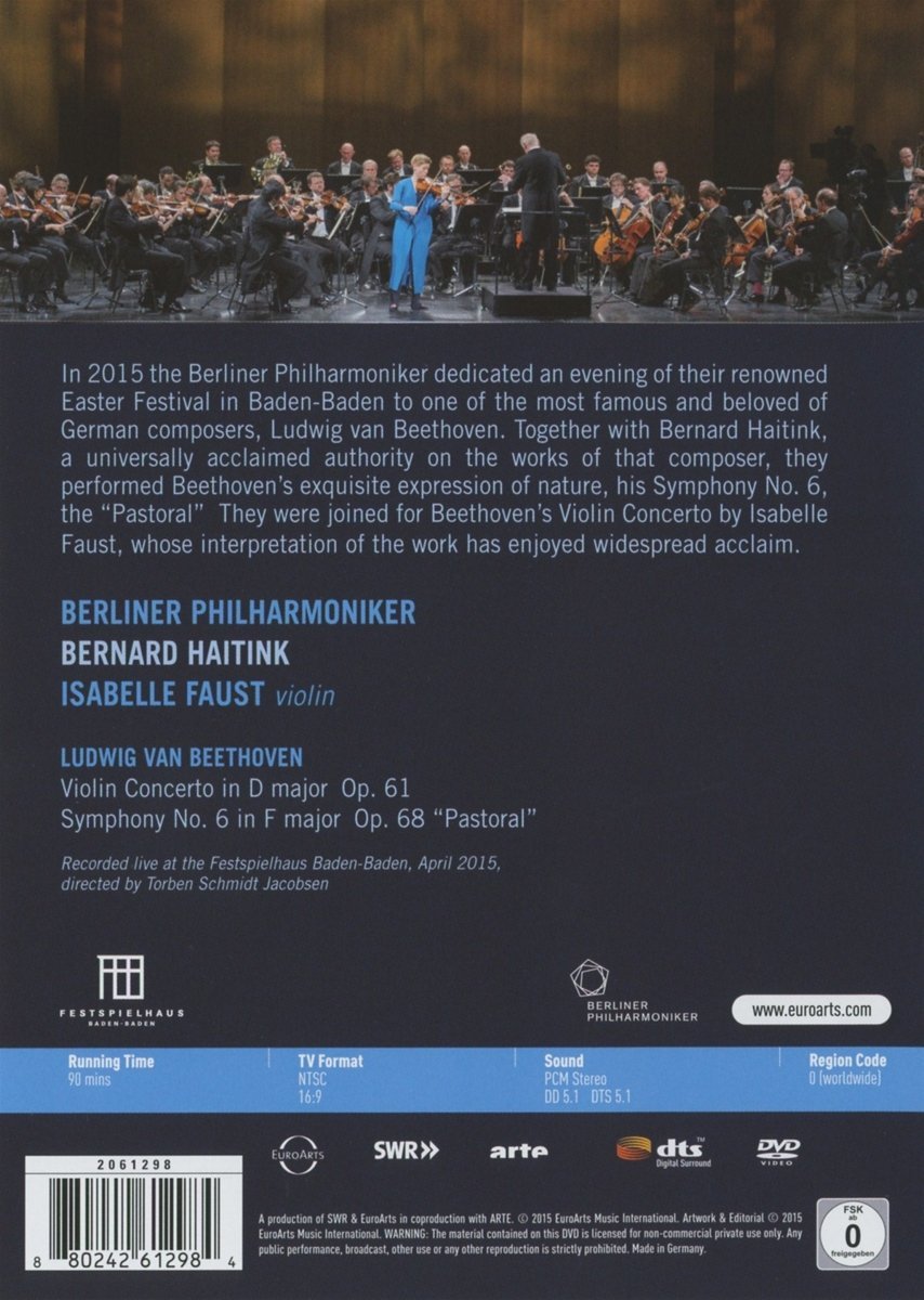 Beethoven: Violin Concerto | Ludwig Van Beethoven, Isabelle Faust, Bernard Haitink - 1 | YEO