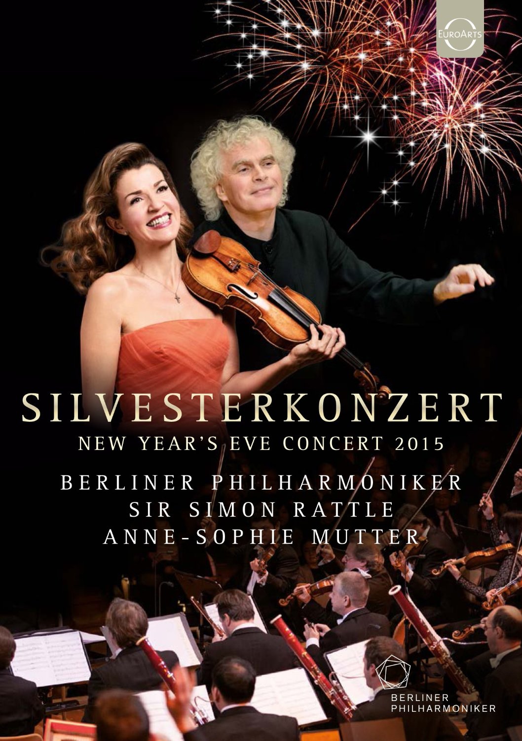 Silvesterkonzert - New Year\'s Eve Concert 2015 - Blu ray | Anne-Sophie Mutter, Simon Rattle, Berliner Philharmoniker