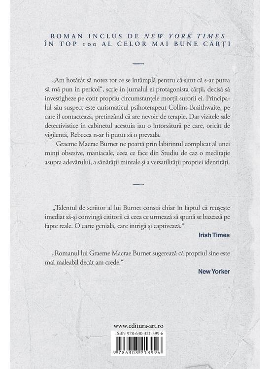 Studiu de caz | Graeme Macrae Burnet