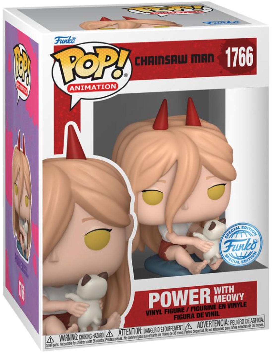Figurina - Funko Pop! Chainsaw Man: Power (with Meowy) | Funko