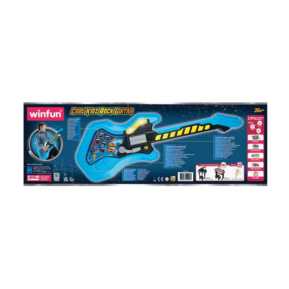 Jucarie interactiva - Cool Kidz Rock Guitar | Winfun - imagine 7