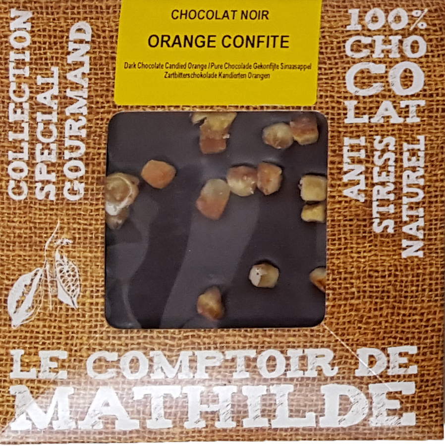 Tableta de ciocolata cu portocale confiate | Comptoir de Mathilde