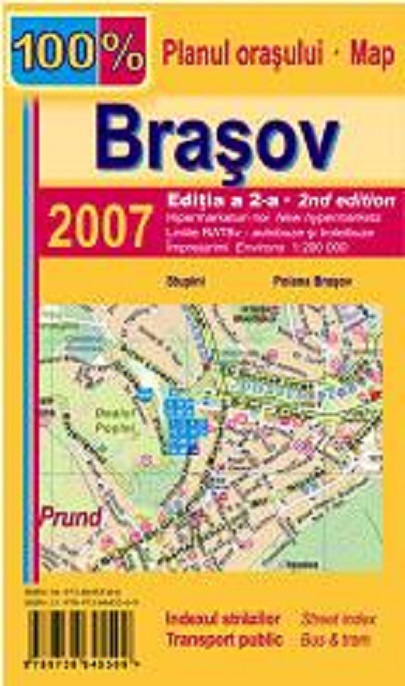Harta pliata a municipiului Brasov | Agc Carte