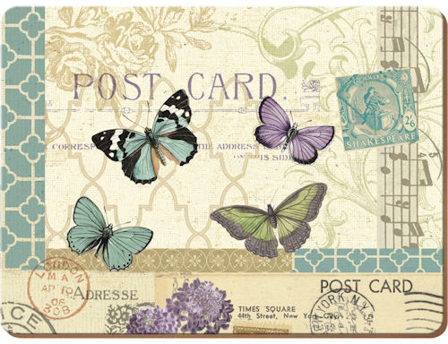 Suport farfurie - Postcard with Butterflies | Creative Tops - 1 | YEO