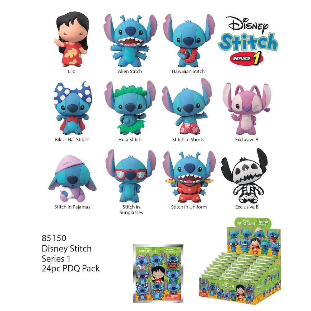 Clesti pentru pungi 3D - Disney Stitch S1, mai multe modele si culori | Monogram