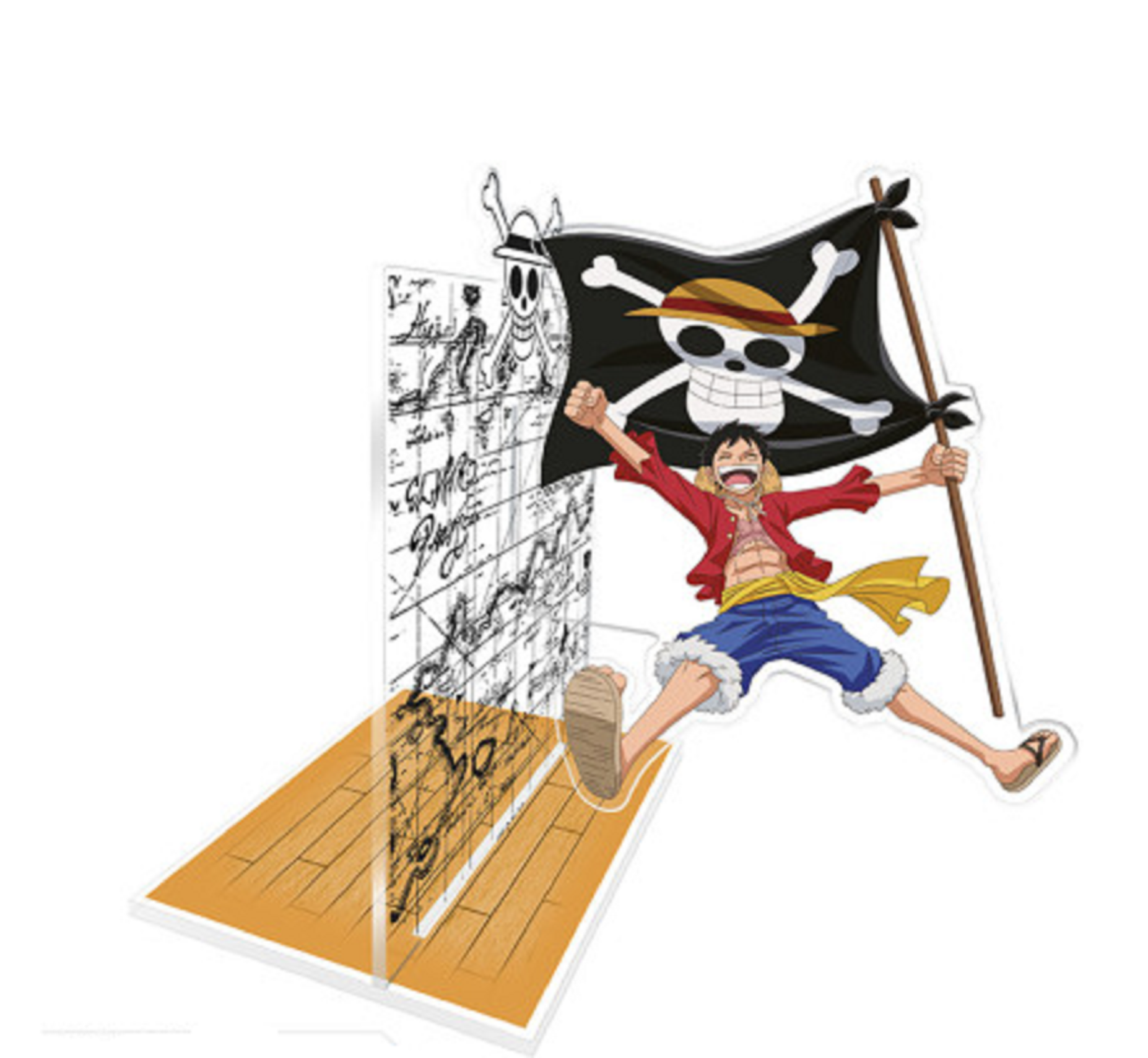 Suport carti - One Piece - Luffy with his flag | Abystyle