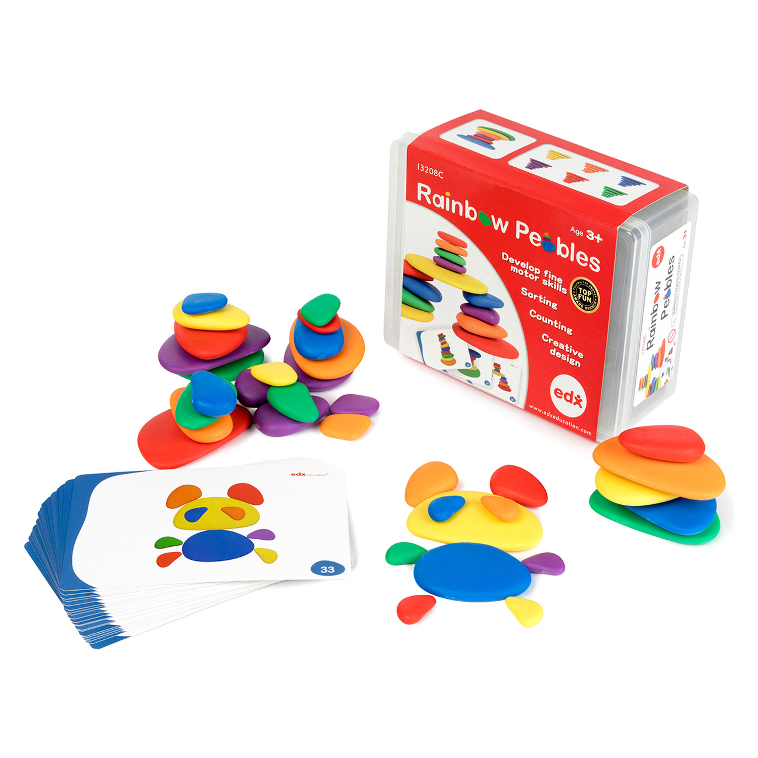 Set creativ - Rainbow Pebbles | Edx Education