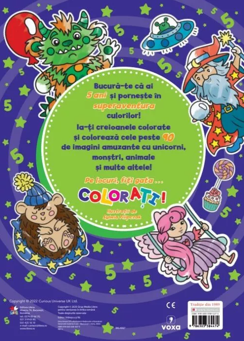 Desenele mele la 5 ani. Peste 90 de imagini de colorat | Sylwia Filipczak