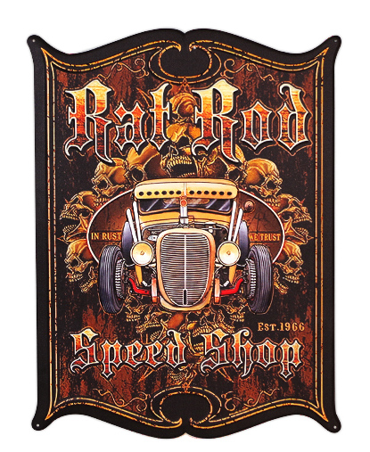 Placuta decorativa - Rat Rod Speed Shop | Faye Sas
