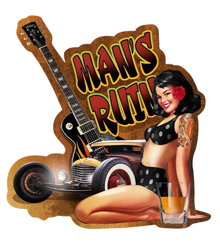 Placuta decorativa - Man's Ruin | Faye Sas