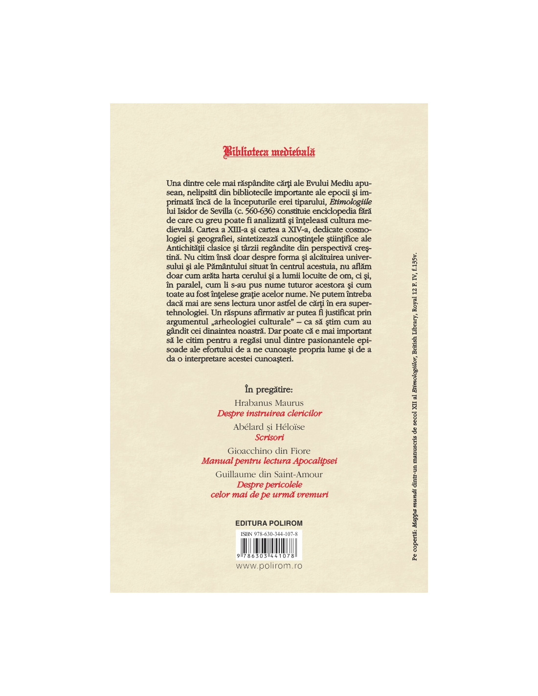 Etimologii XIII-XIV | Isidor de Sevilla