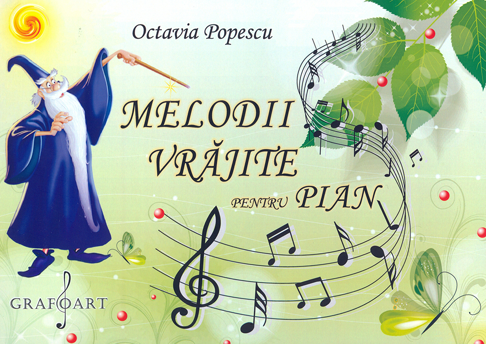 PDF Melodii vrajite pentru pian | Octavia Popescu carturesti.ro Arta, arhitectura
