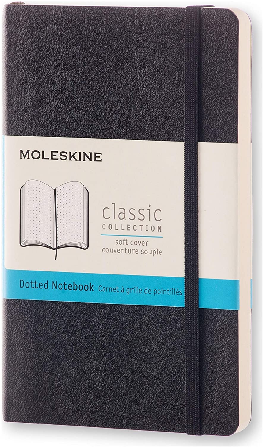 Carnet - Moleskine Classic - Pocket, Soft Cover, Dotted - Black | Moleskine - 5 | YEO