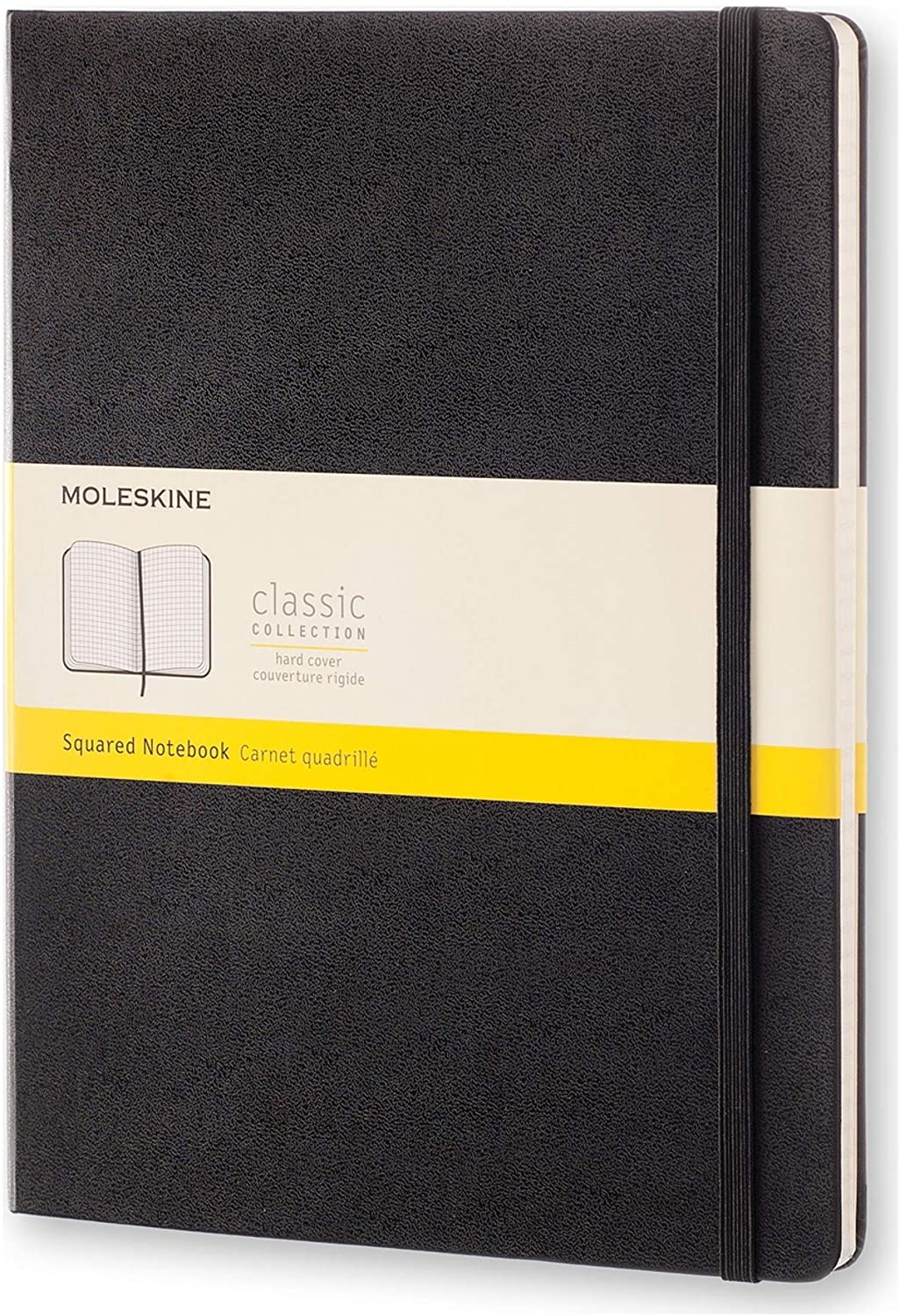 Carnet - Moleskine Classic - X-Large, Hard Cover, Squared - Black | Moleskine