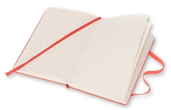 Moleskine Coral Orange Pocket Ruled - Notebook Hard | Moleskine