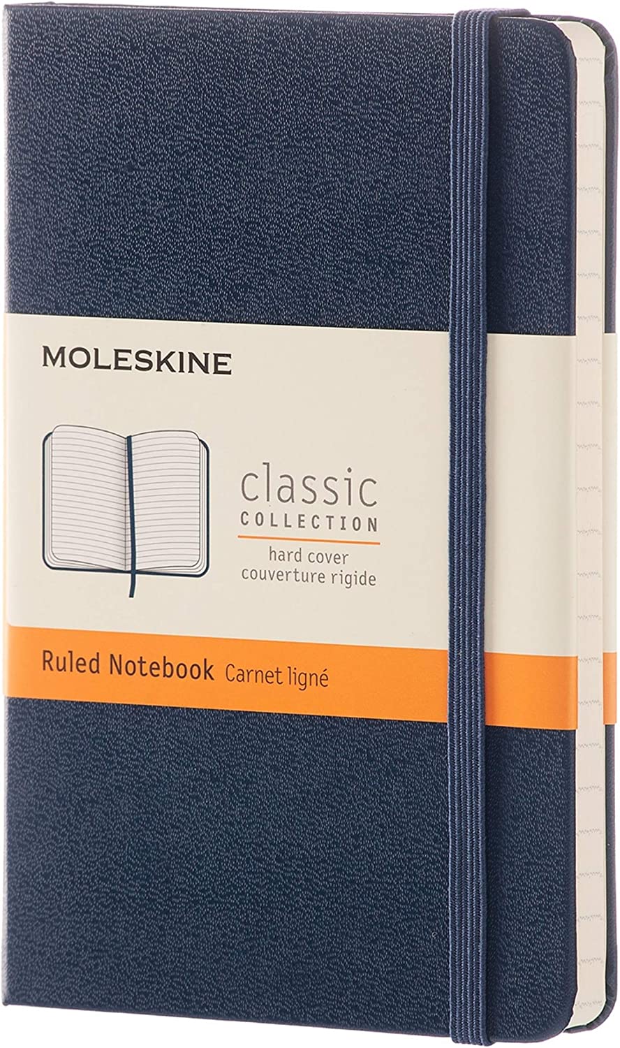 Carnet - Moleskine Classic - Pocket, Hard Cover, Ruled - Sapphire Blue | Moleskine - 5 | YEO