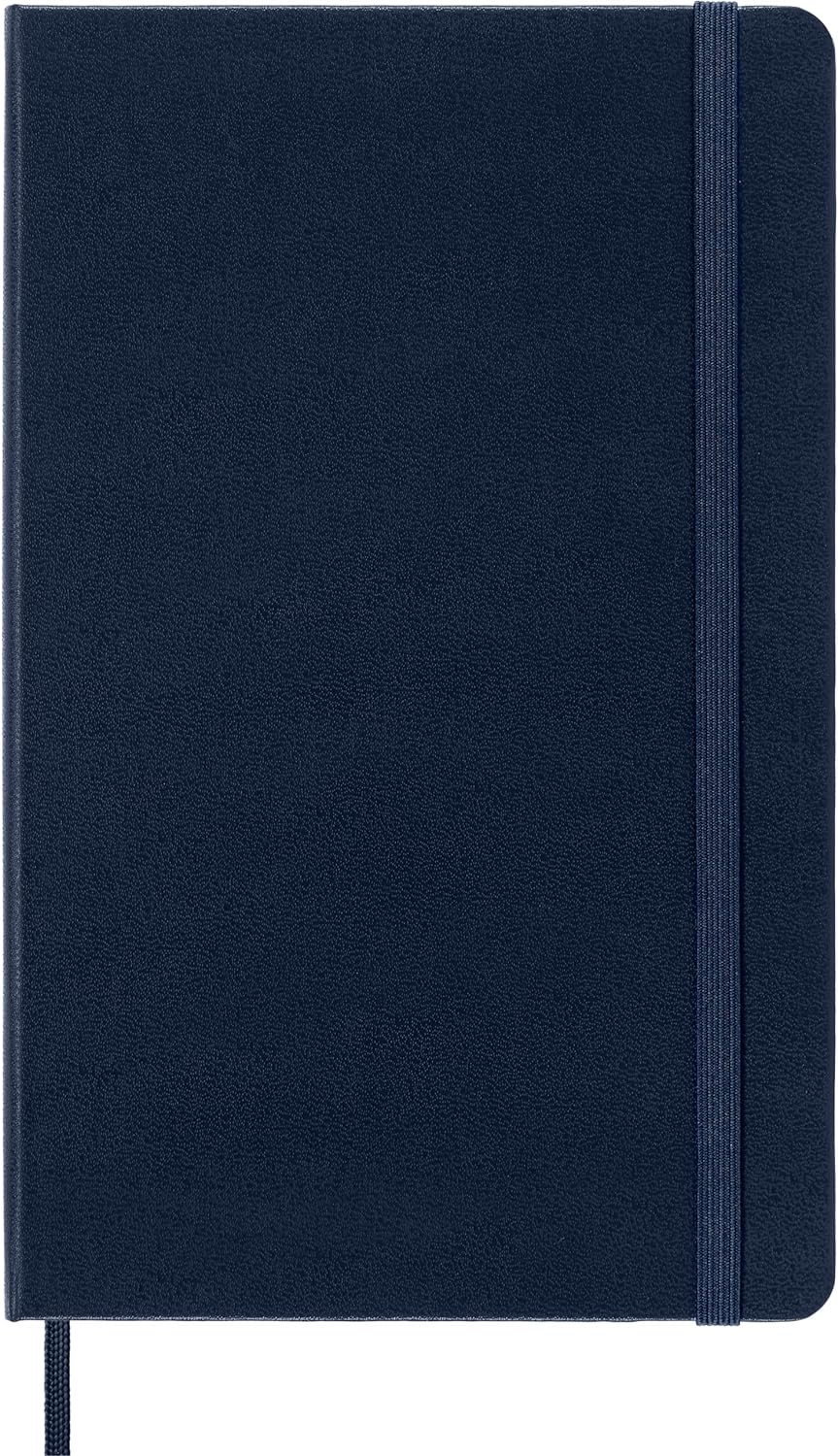 Carnet - Moleskine Classic - Large, Hard Cover, Plain - Sapphire Blue | Moleskine - 1 | YEO