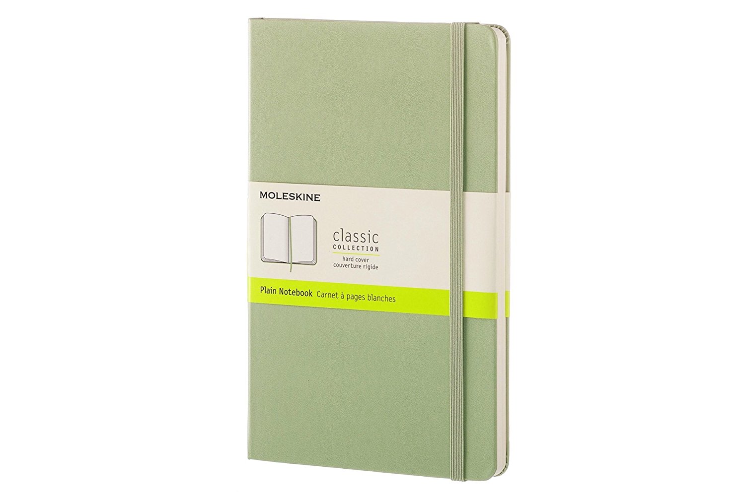 Moleskine Willow Green Large Plain Notebook Hard | Moleskine