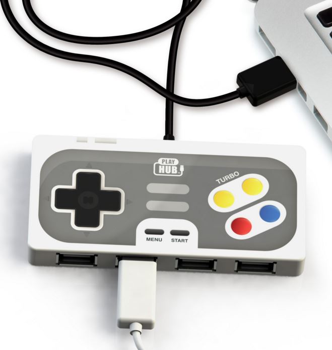  Port USB cu 4 sloturi - Playhub Controller | Just Mustard 