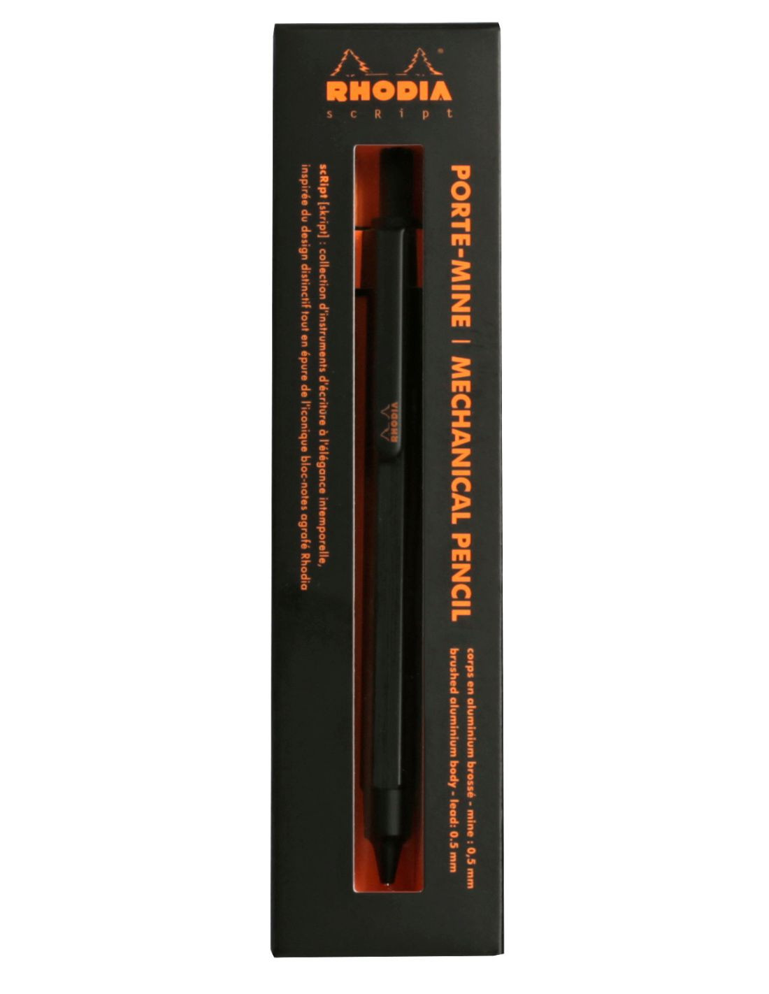 Creion mecanic - Black | Rhodia - 1 | YEO