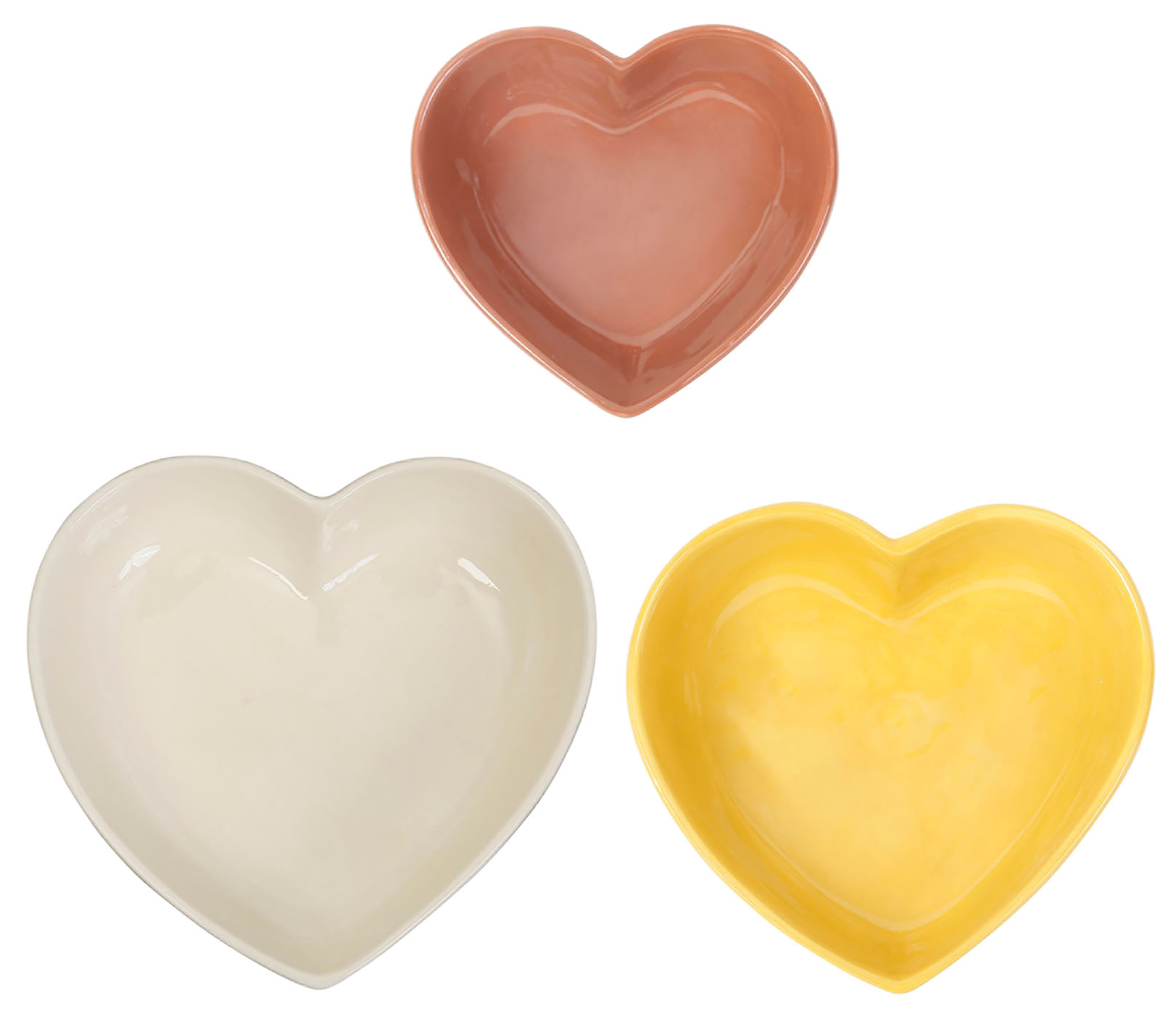 Set 3 tavite - Les Coeurs | Sema Design