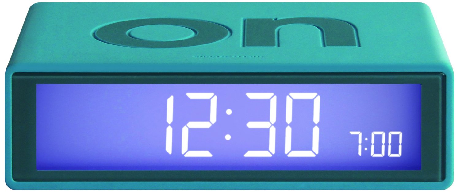 Ceas cu Alarma - Flip Clock - Turcoaz | Lexon