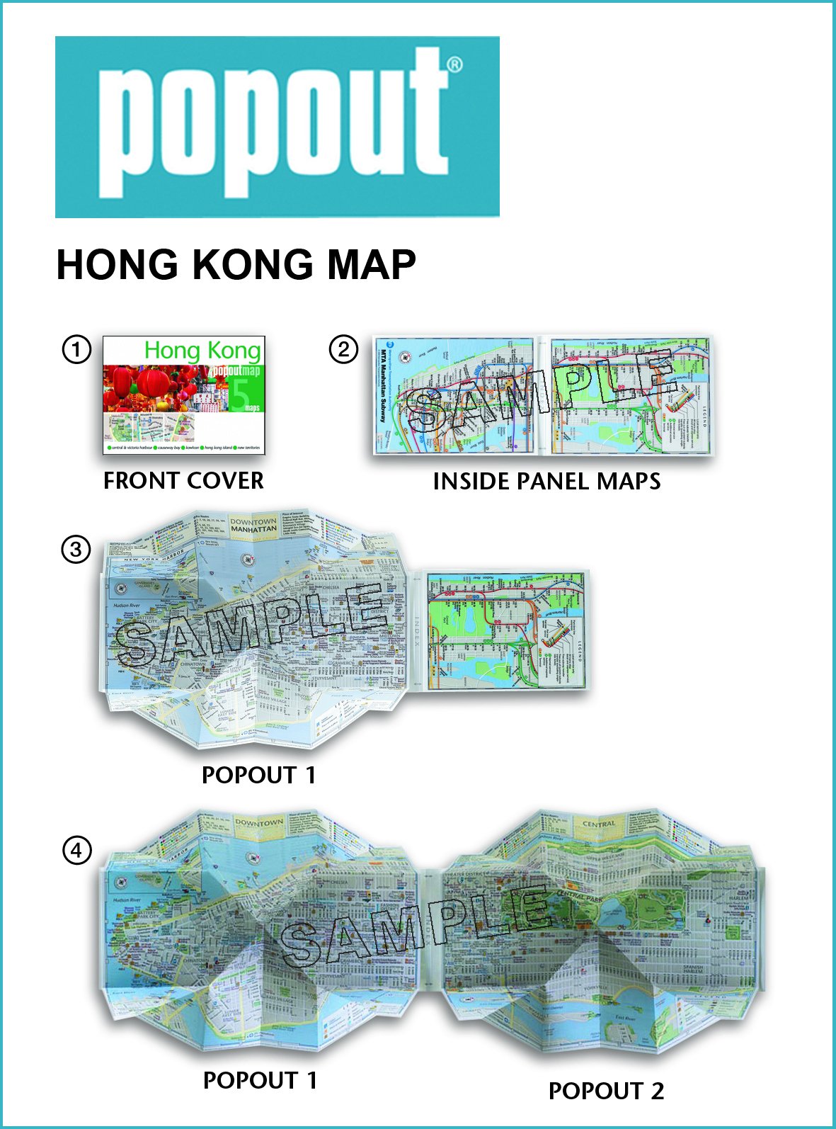 Hong Kong popout map | - 1 | YEO