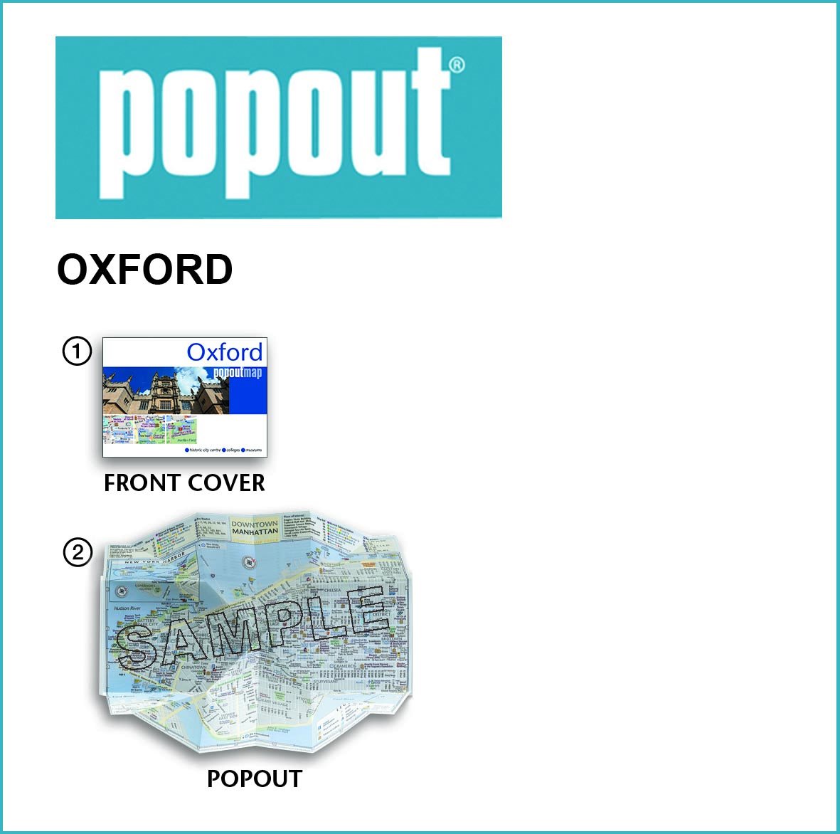 Oxford Popout Map  | - 2 | YEO