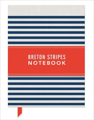 Carnet - Breton Stripes Navy Blue | Kinkajou