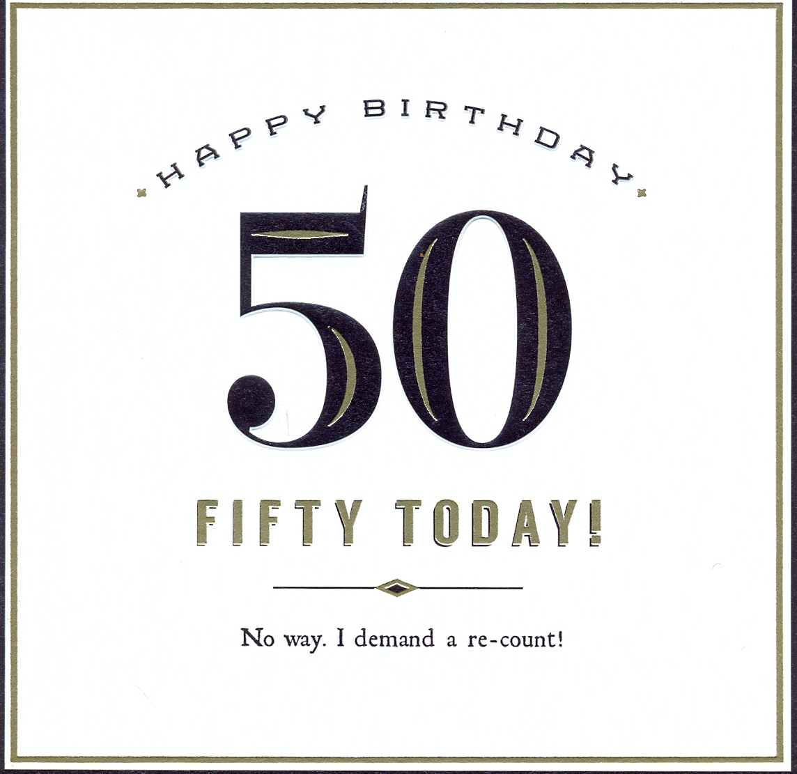 Fifty Today - Demand A Recount | Pigment Productions