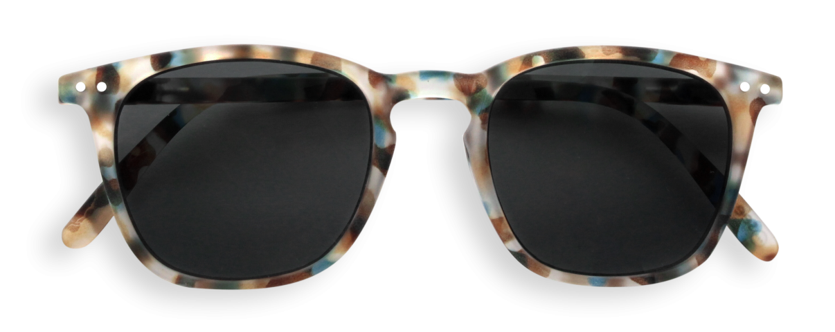 Ochelari de soare +0.00 - Sun Junior - #E Blue Tortoise - Soft Grey Lenses | Izipizi