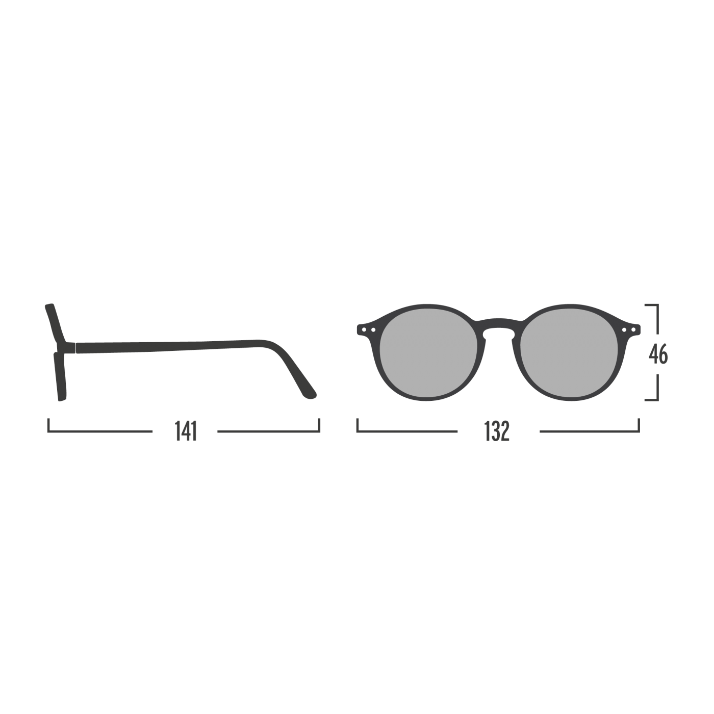 Ochelari de soare +0.00 - #D Navy Blue - Soft Grey Lenses | Izipizi