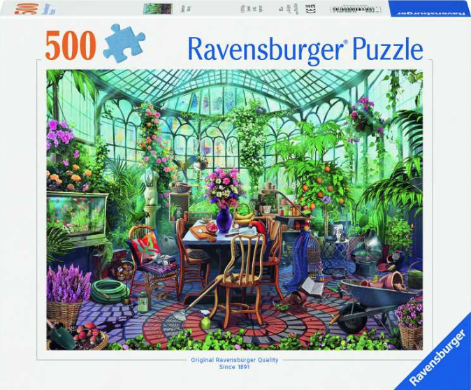 Puzzle - Dimineata in gradina, 500 piese design nou | Ravensburger - 2