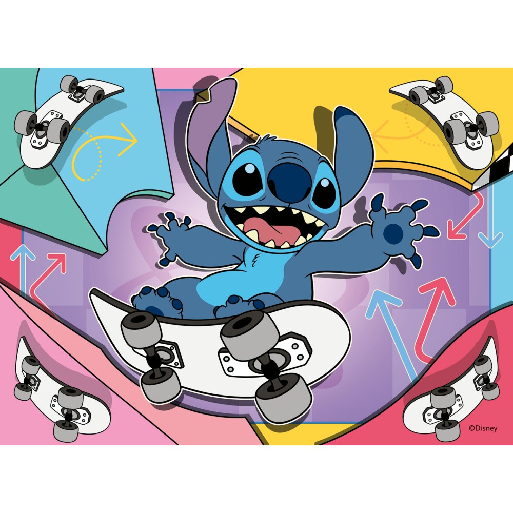 Puzzle - Disney Stitch 4 in 1, 72 piese | Ravensburger - 1