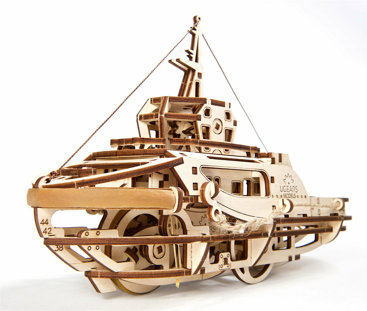 Puzzle 3D - Remorcher - Model Tugboat | Ugears