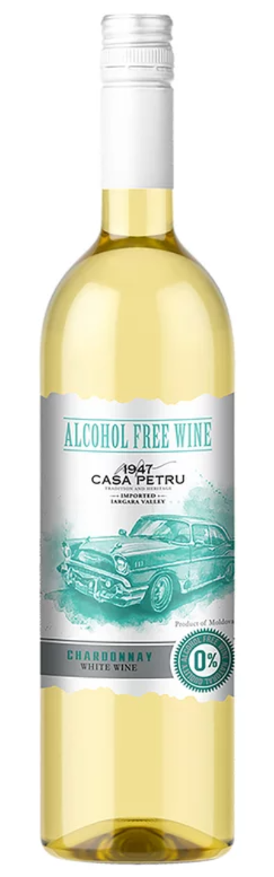 Vin alb fara alcool - Casa Petru - Chardonnay, demidulce | Casa Petru